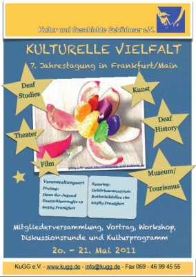 Plakat: 7. Jahrestagung der KuGG - Mai 2011