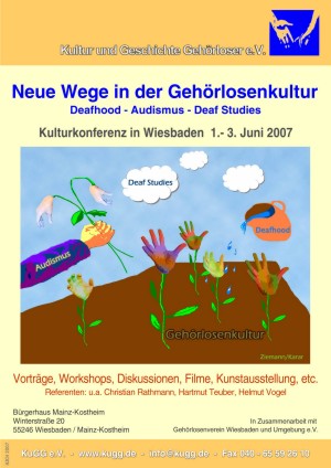 Plakat Kulturkonferenz 2007