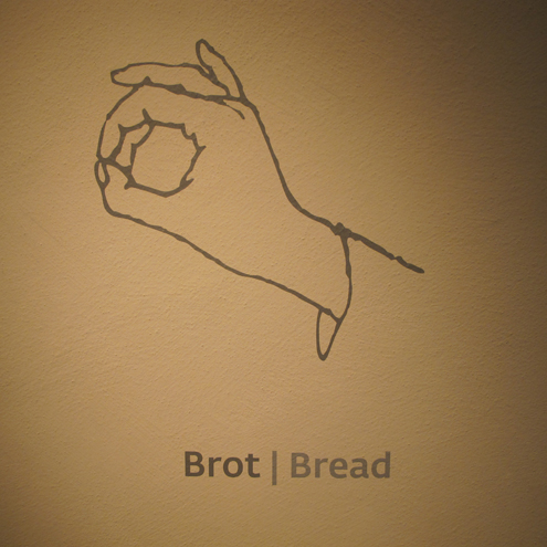 Zeichensprache Brot