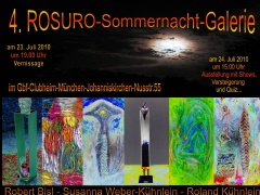 4. ROSURO Sommernacht-Galerie - Plakat